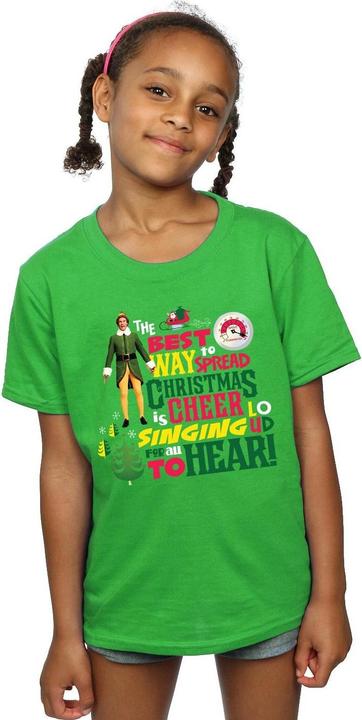 Immagine prodotto Elf Christmas Cheer Maglietta Ragazze (152, 158)