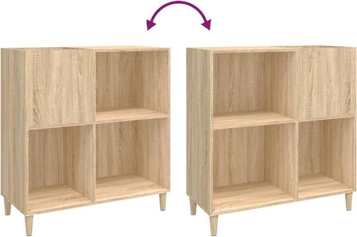 Immagine prodotto VidaXL Plattenschrank Sonoma-Eiche 84,5x38x89 cm Holzwerkstoff