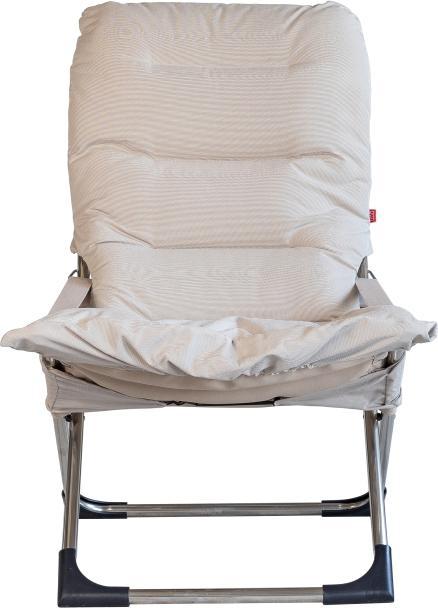 Immagine prodotto Fiam FIESTA SOFT ALU 027S LETTINO RELAX Poliestere bianco-nero - ALLUMINIO