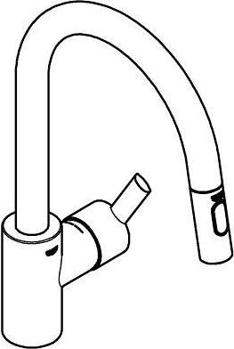 Actual product image Grohe Feel Einhand-Spültischbatterie, 1/2"