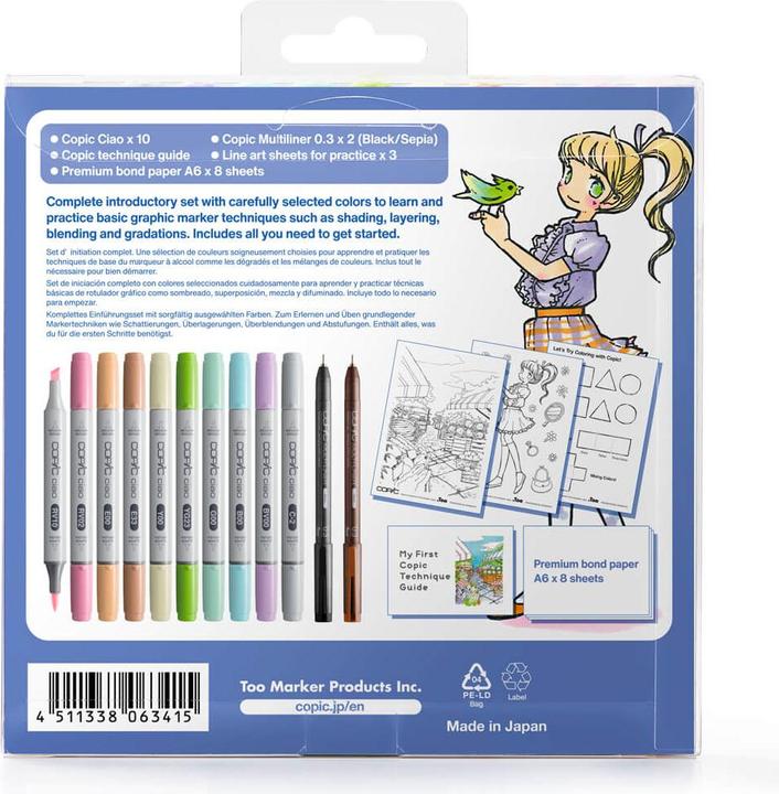 Produktbild Copic Marker ciao "My First Starter Set" (Mehrfarbig, 12 x)
