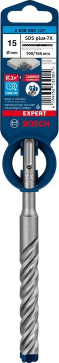 Productafbeelding Bosch Professional Zubehör Expert SDS plus-7X hamerboor, 15 x 100 x 165 mm (15,0 mm)
