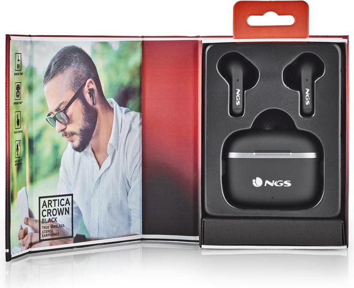 Image du produit NGS Artica crown black (8 h, Sans fil)