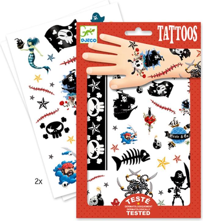 Actual product image Djeco Tattoos pirates