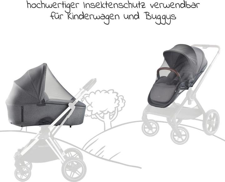 Image du produit Hauck Pushchair Mosquito Net Grey