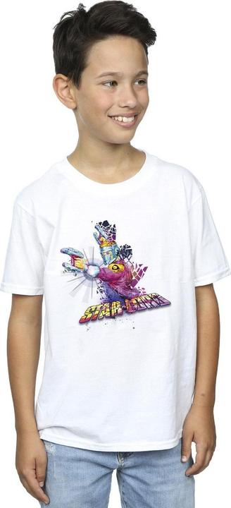 Actual product image Boys Guardians Of The Galaxy Abstract Star Lord T-Shirt (128)