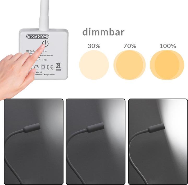 Produktbild Monzana LED Steckerlampe (210 lm)