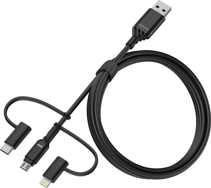 OtterBox Câble 3 en 1 USBA-Micro/Lightning/USB-C (1 m, USB 2.0)