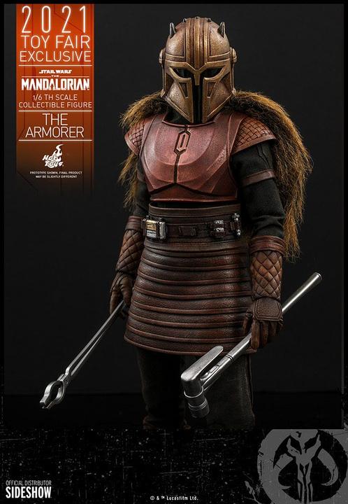 Actual product image Hot Toys Star Wars - The Mandalorian "The Armorer" 2021 Toy Fair Exclusive 1/6 Action Figure