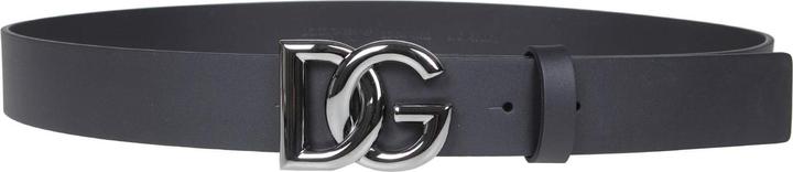 Actual product image Dolce & Gabbana calfskin belt with metal dg logo (95)