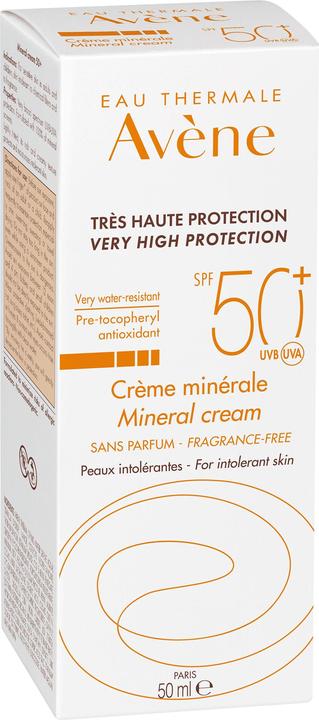 Actual product image Avène Mineral sun cream (Sun cream face, SPF 50+, 50 ml, 84 g)