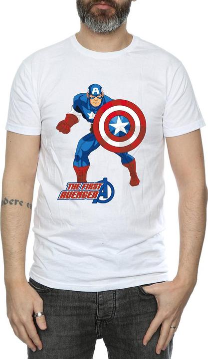 Image du produit Mens Captain America The First Avenger T-Shirt (S)