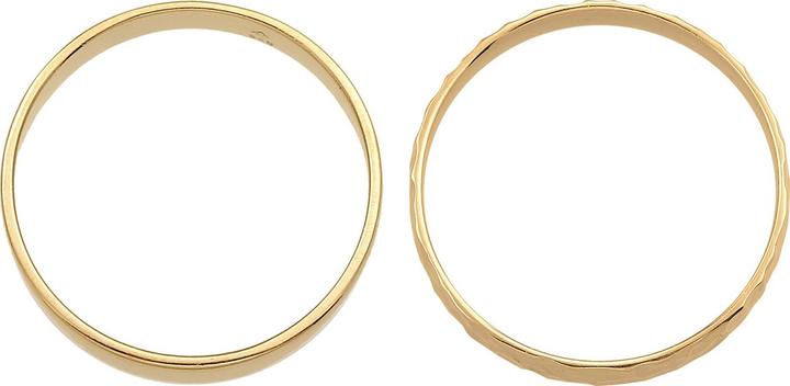 Image du produit Kuzzoi Bague en ruban, set de bagues (62, Argent 925)