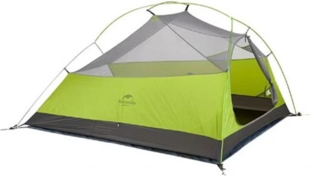 Actual product image Naturehike Namiot Cloud Up 3 20D Updated NH18T030-T-Forest Green (2.10 kg, 3 persons)