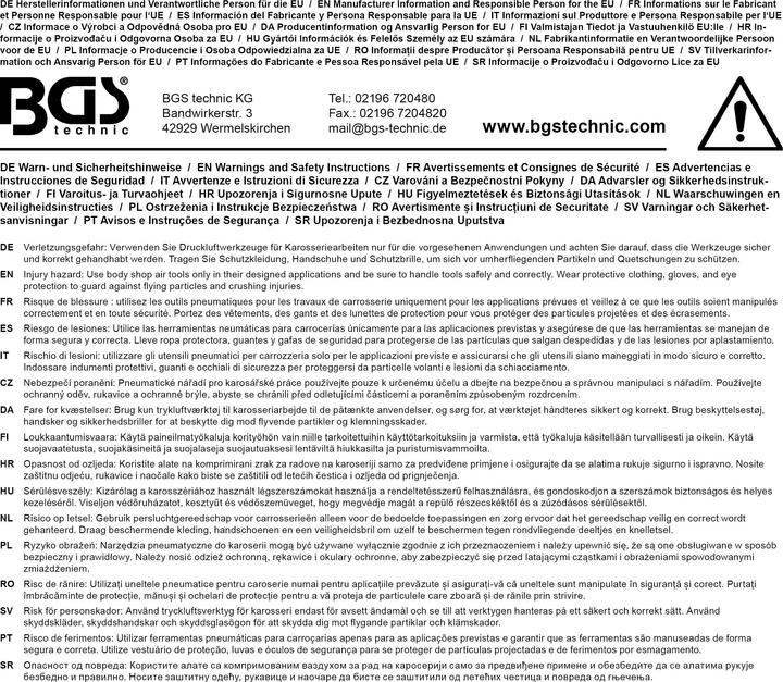 Produktbild BGS Druckluft-Karosserie-Stichsäge