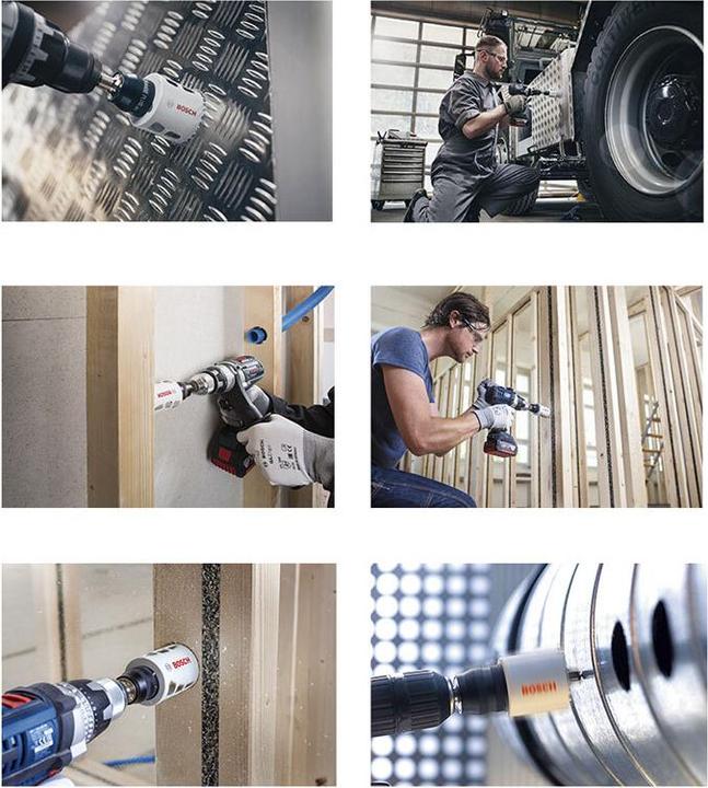 Actual product image Bosch Professional Zubehör Progressor hole saw set (20 mm, 22 mm, 25 mm, 32 mm, 35 mm, 40 mm, 44 mm, 76 mm, 60 mm, 68 mm, 51 mm)