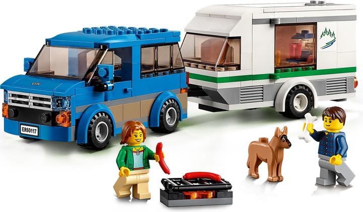 Produktbild LEGO City Van & Wohnwagen (60117, LEGO City)