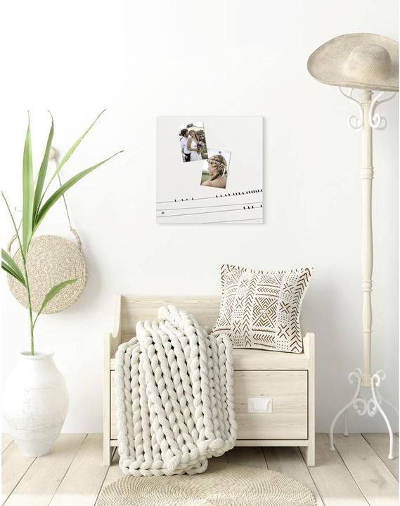 Actual product image Sigel Glass Magnet Board Artverum with Design (Magnet board, 48 x 48 cm)