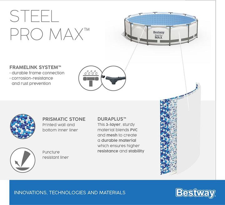 Produktbild Bestway Steel Pro Max Set (Ø 427 x 107 cm)