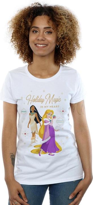 Immagine prodotto Disney Princess Holiday Magic In My Heart Maglietta Donna (S)