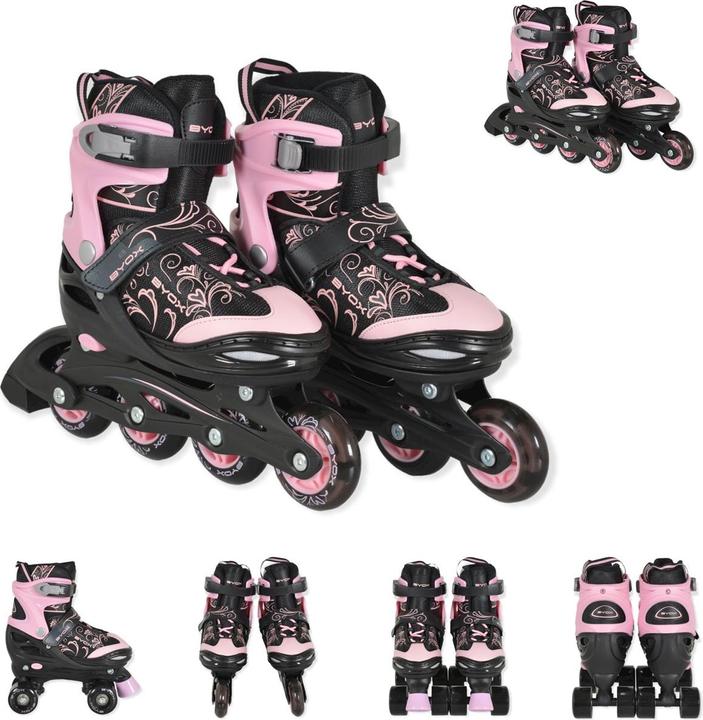 Actual product image Byox rollers 2 en 1, double pink (30, 31, 32, 33)