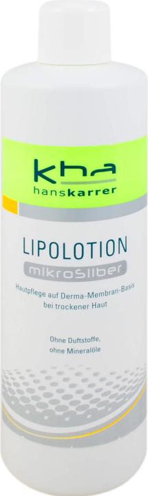 Image du produit Hans Karrer Lipolotion MicroSilver Bouteille, 500 ml (Lait pour le corps, 500 ml)