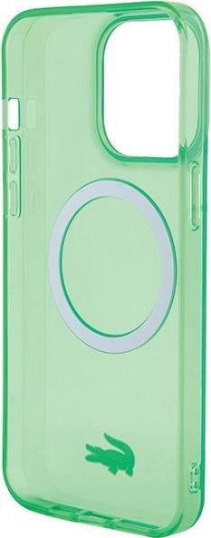 Image du produit Lacoste LCHMP15XULON iPhone 15 Pro Max 6.7" zielony/green étui rigide transparent MagSafe (Apple iPhone 15 Pro Max)
