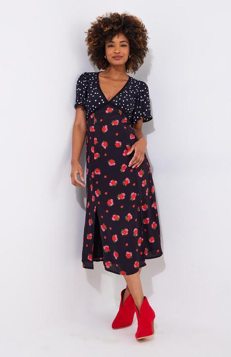 Actual product image Joe Browns Polka Dot Lace Midi Dress (44)