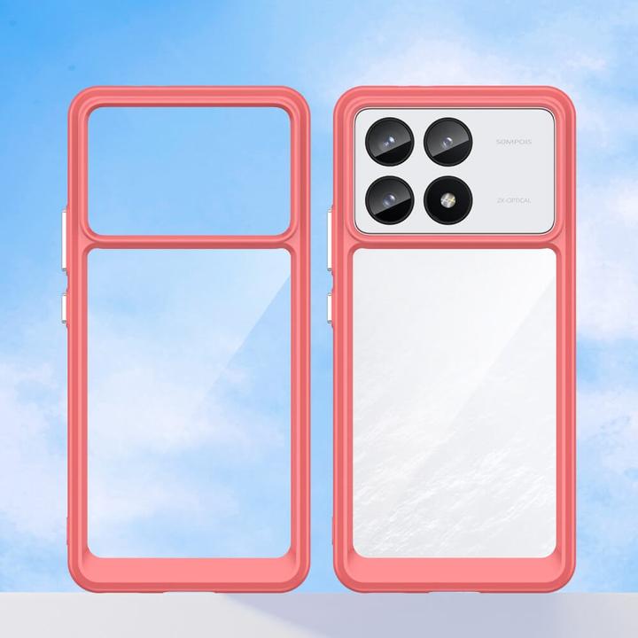 Productafbeelding Cover-Discount Xiaomi Poco F6 Pro - Beschermend acryl hoesje voor mobiele telefoon met opstaande rand (Xiaomi Poco F6 Pro)