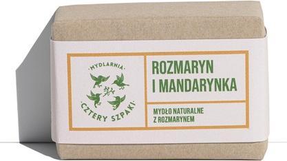 Actual product image Four Starlings Soap House Natural Soap With Rosemary Rosemary And Tangerine 110G