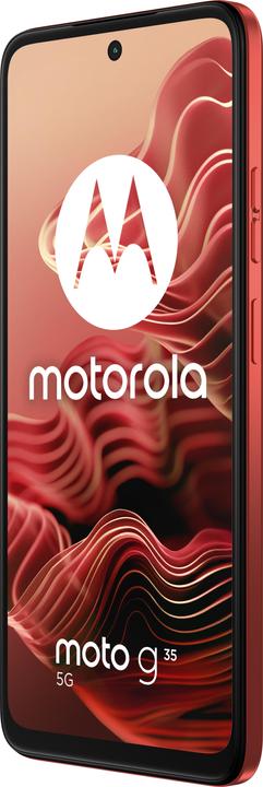 Image du produit Motorola Moto G35 (128 Go, Goyave rouge, 6.73", Double SIM, 50 Mpx, 5G)