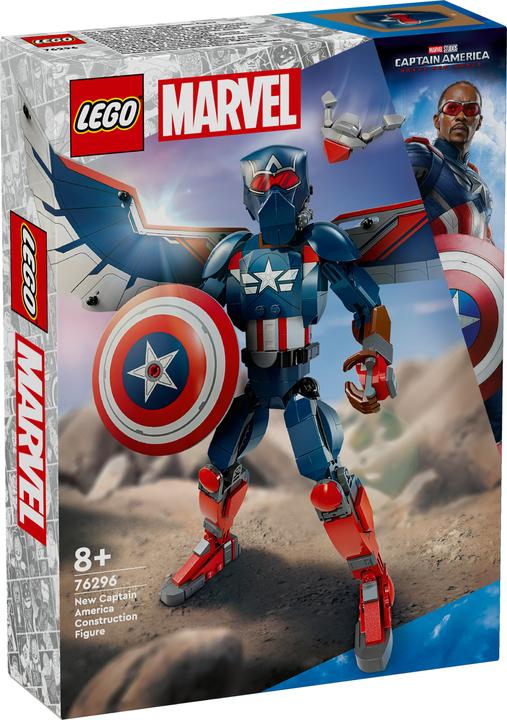 Immagine prodotto LEGO Nuova figura da costruzione di Capitan America (76296, LEGO Marvel)