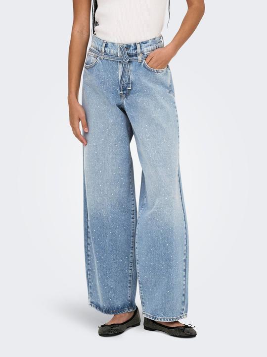 Immagine prodotto Only ONLGIANNA Mittlere Taille Ballon Schnitt Jeans Straight-Fit jeans (W30/L32)