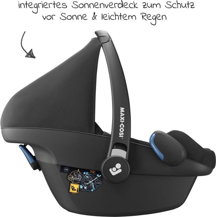 Produktbild Maxi-Cosi Reboarder 3in1 Babyschale & Reboarder-Set ab Geburt (Babyschale, Reboarder, ECE R129/i-Size Norm)