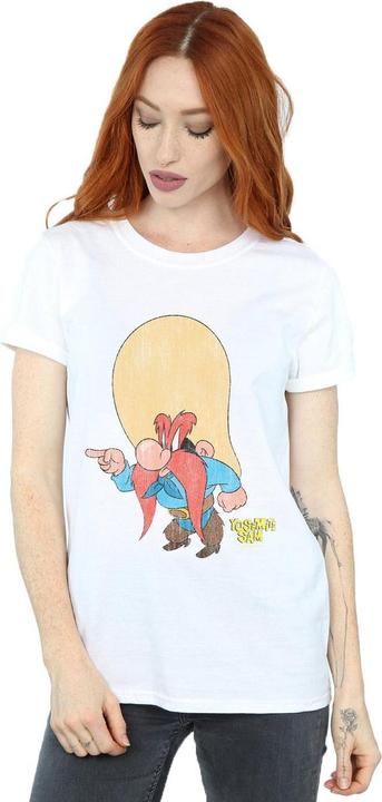 Immagine prodotto Looney Tunes Yosemite Sam Distressed Maglietta Ampia Donna (XL)
