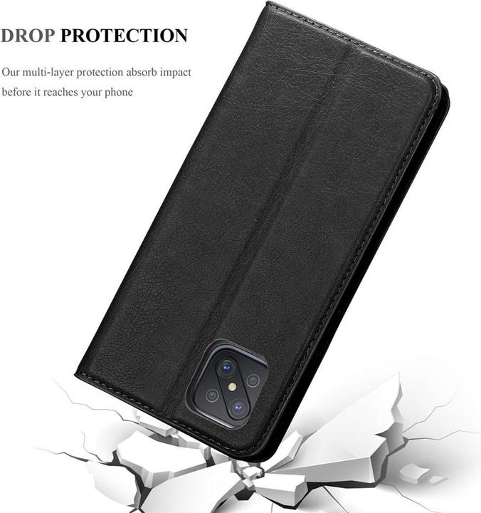 Actual product image Cadorabo Book Invisible Magnet Cover (Oppo A92s)