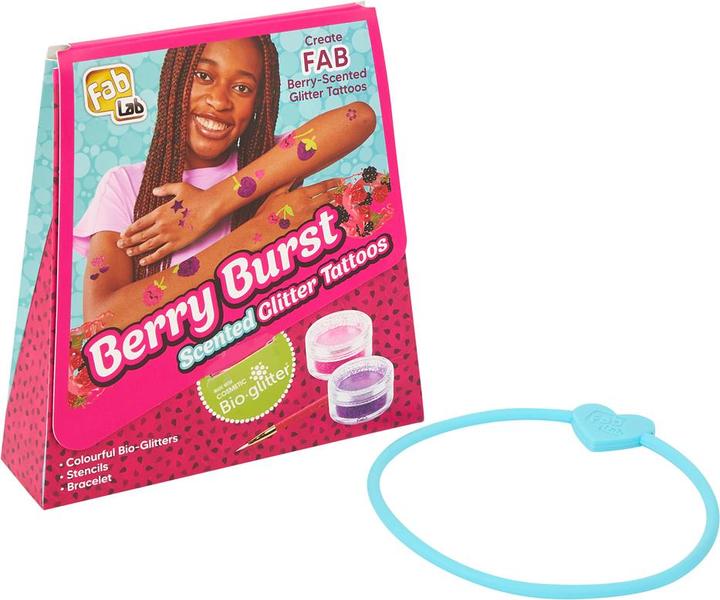 Actual product image Linex FabLab Berry Burst Glitter Tattoos with scent (30485)