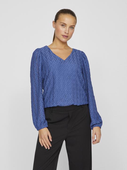Actual product image Vila V-neck top with long sleeves (S)