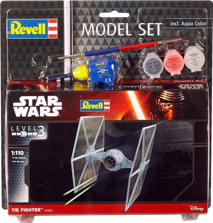 Actual product image Revell MS Star Wars TIE Fighter