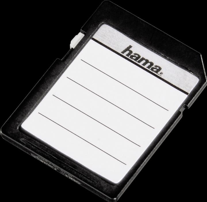 Actual product image Hama Memory card labels SD/MMC 18 pieces bw/ws