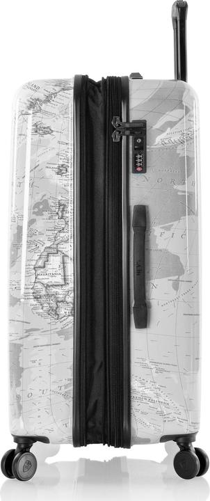 Immagine prodotto Heys Journey Fashion Spinner -matkalaukku, mustavalkoinen kartta (127 l, L (90 - 115l))