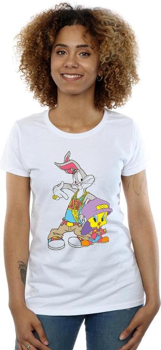 Image du produit Looney Tunes - T-shirt BUGS AND TWEETY HIP HOP - Femme (XXL)