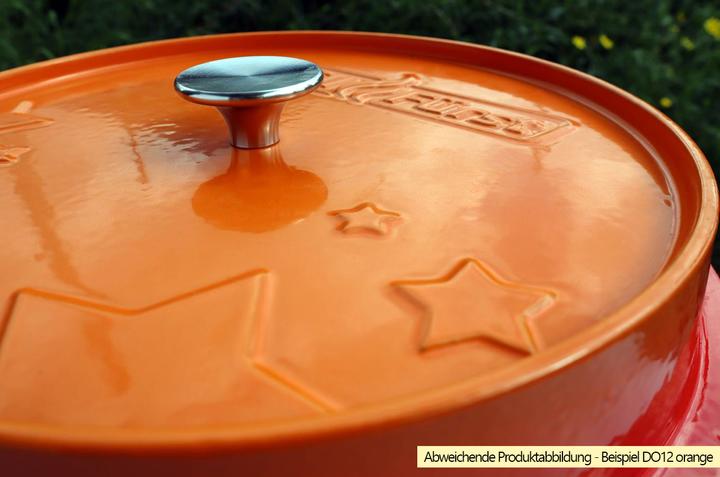 Produktbild Grillfürst Dutch Oven ohne Füsse - emailliert - DO12 - rot