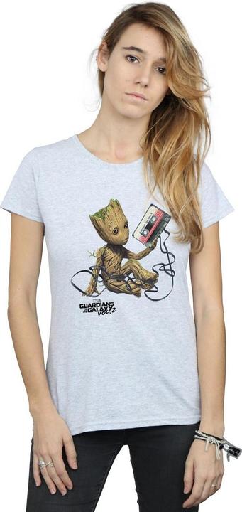 Image du produit - T-shirt GUARDIANS OF THE GALAXY GROOT TAPE - Femme (XXL)