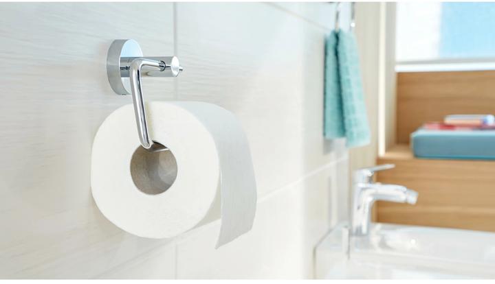 Produktbild tesa SMOOZ WC-Papierrollenhalter inkl. Klebelösung ohne Bohren