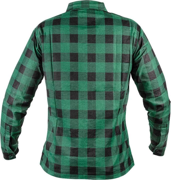Actual product image Neo Flannel shirt, green, size S (S)