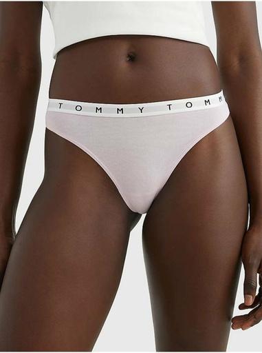 Immagine prodotto Tommy Hilfiger Mutandine perizoma donna 3P, Green Mal/French Orchid/Desert Sky, S (S)