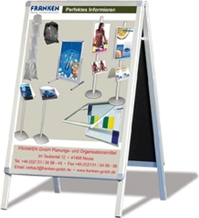 Actual product image Franken poster stand "Standard", DIN A2, 420 x 594 mm (A2)
