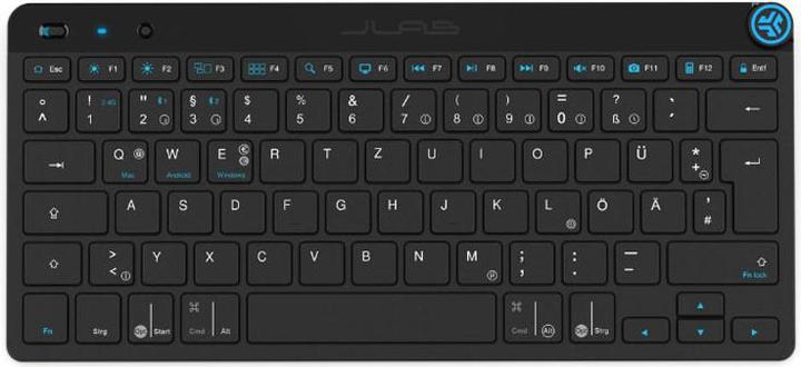 Actual product image JLab Audio JLab GO Wireless Bluetooth Keyboard, DE layout Multiple connectivity options, Multifunctional media (DE, Wireless)