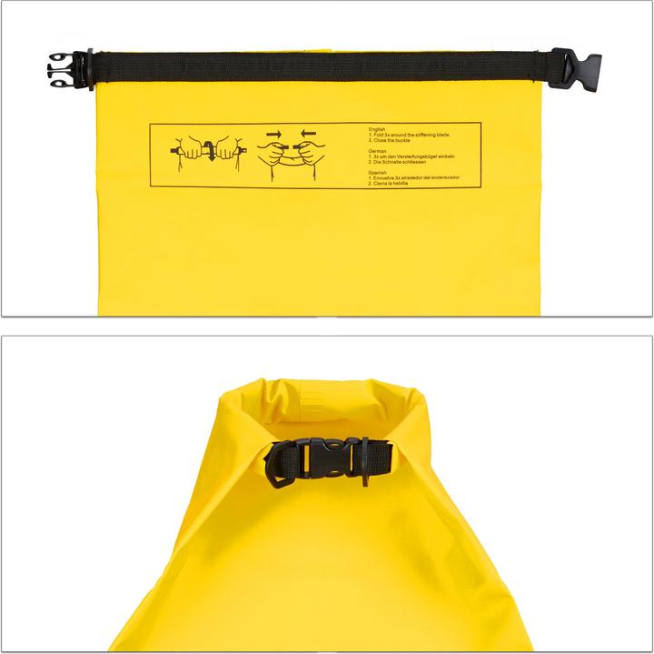 Actual product image Relaxdays Waterproof 5L Dry Bag (5 l)